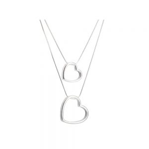 chrome silver necklaces