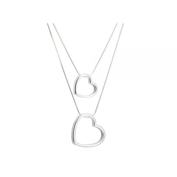 chrome silver necklaces